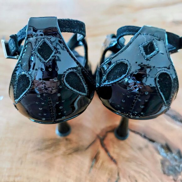 DIOR Patent Leather Strappy Heels - Picture 3 of 10
